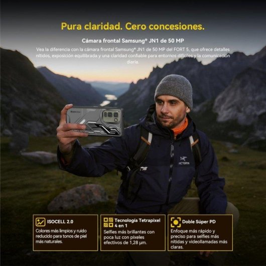 Blackview Fort 5 4G 12GB 256GB Jaune 6,78" Double SIM