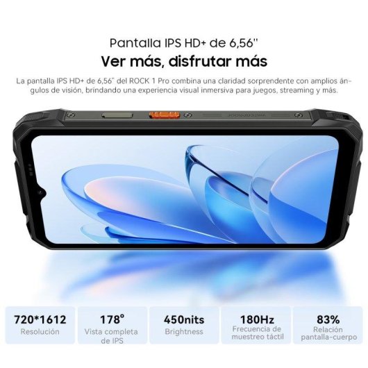 Blackview Rock 1 Pro 4G 8GB 6.56" 256GB Negro batería 15000mAh