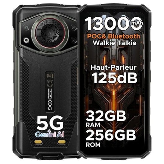 Doogee Fire 7 Ultra 5G 8GB 256GB 6,56" Negro