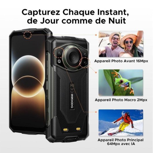 Doogee Fire 7 Ultra 5G 8GB 256GB 6,56" Negro