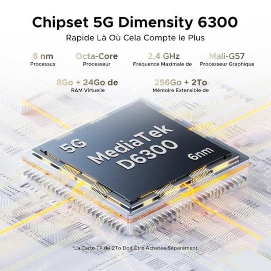 Doogee Fire 7 Ultra 5G 8GB 256GB 6,56" Negro