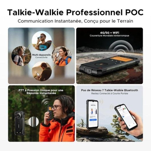 Doogee Fire 7 Ultra 5G 8GB 256GB 6,56" Negro