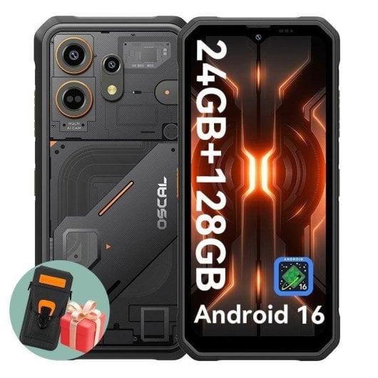OSCAL Marine 3 4G 8GB 128GB 6.56" IPS Nero