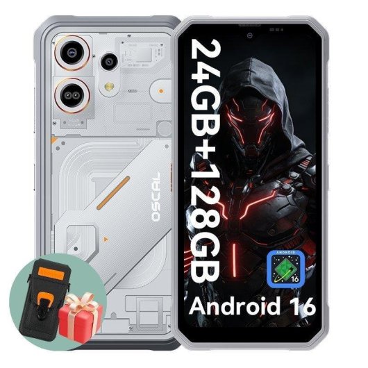 OSCAL Marine 3 4G 8GB 128GB 6.56" Robusto Bianco