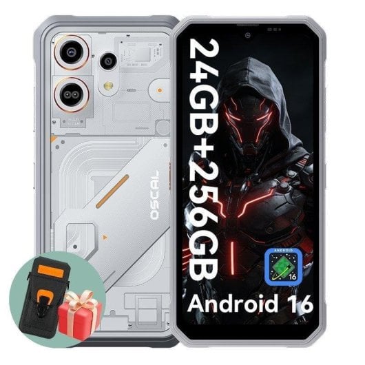 OSCAL Marine 3 4G 8GB 256GB 6.56" Bianco Dual SIM