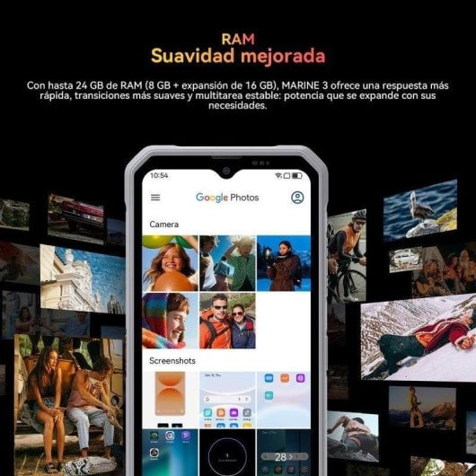 OSCAL Marine 3 4G 8GB 256GB 6.56" Bianco Dual SIM