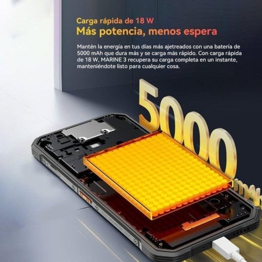 OSCAL Marine 3 4G 8GB 256GB 6.56" Bianco Dual SIM