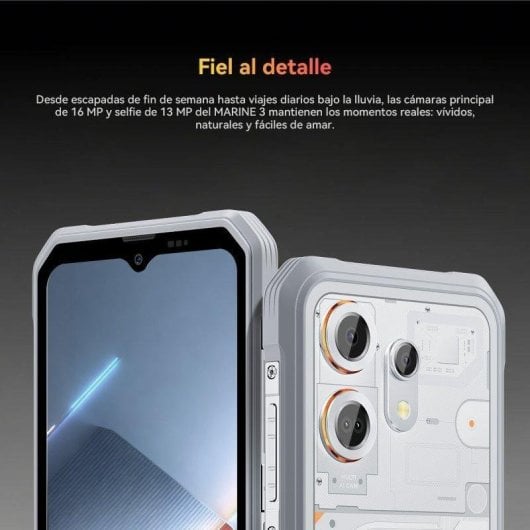 OSCAL Marine 3 4G 8GB 256GB 6.56" Bianco Dual SIM