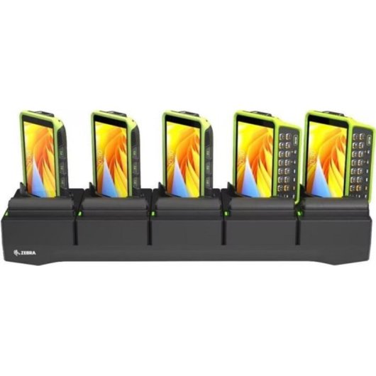 Cargador Zebra CRD-WT5X6-5S5BC-01 Negro para WT5400 WT6400 5 dispositivos