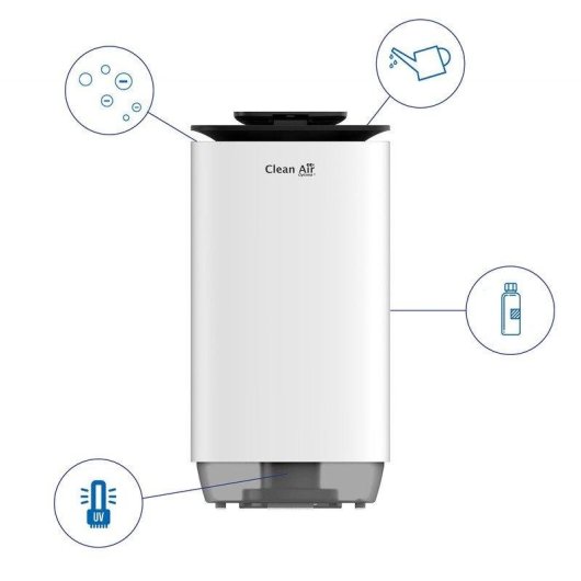 Umidificatore Clean Air Optima CA-806 Smart 8L Purificazione Intelligente