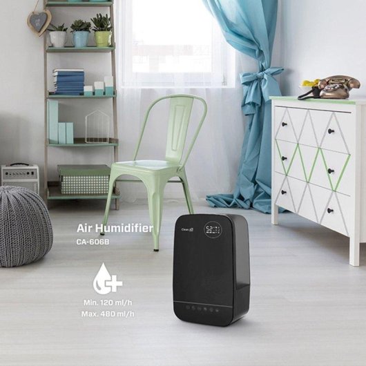 Umidificatore Clean Air Optima CA-606B Ionizzatore Nebulizzazione Fredda Calda 65m2
