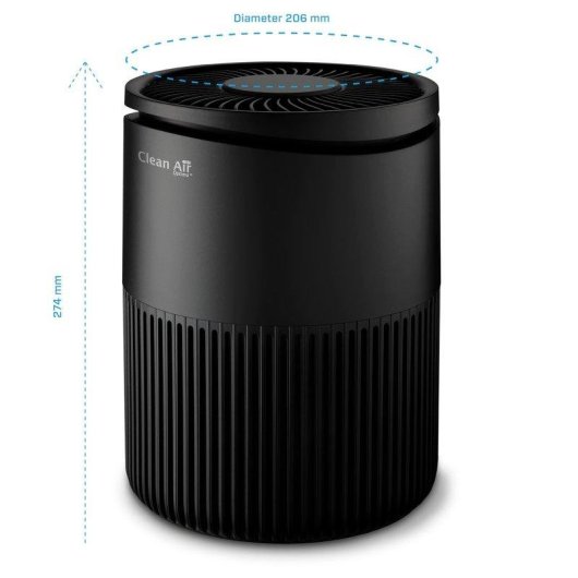 Luftreiniger Clean Air Optima CA-503B Compact Smart HEPA Ionisator 30m2