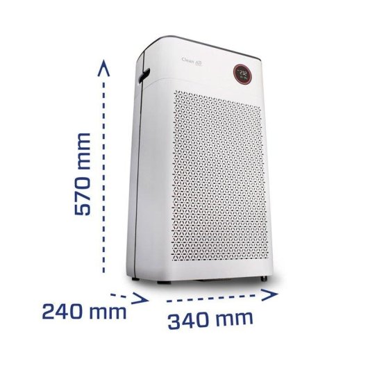Purificatore d'aria Clean Air Optima CA-509Pro Smart HEPA Ionizzatore 400 m³/h