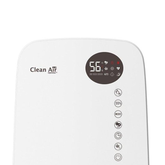 Humidificateur Clean Air Optima CA-607W Smart Ioniseur Vapeur Froid Chaud 65m²