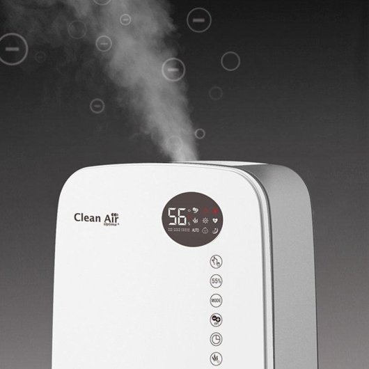 Humidificateur Clean Air Optima CA-607W Smart Ioniseur Vapeur Froid Chaud 65m²