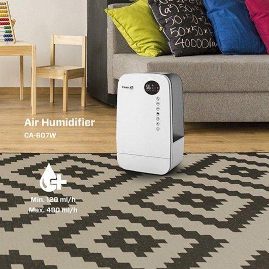Humidificateur Clean Air Optima CA-607W Smart Ioniseur Vapeur Froid Chaud 65m²