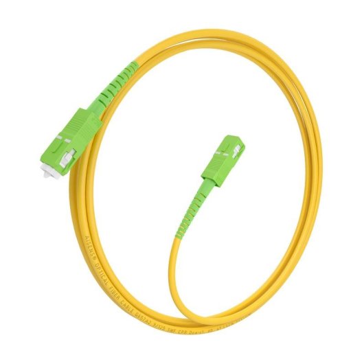 Cabo fibra óptica Aisens A152-0981 SC/APC-SC/APC 3m G657A2 simplex amarelo