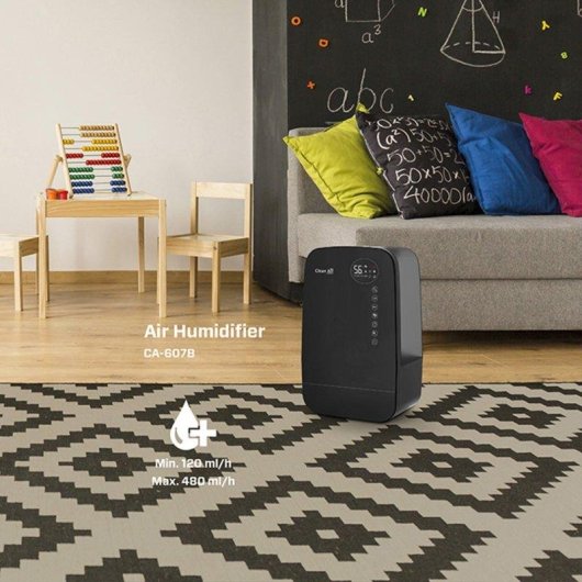 Luftbefeuchter Clean Air Optima CA-607B Smart Ionisator Kalt Warm Dampf 65m²