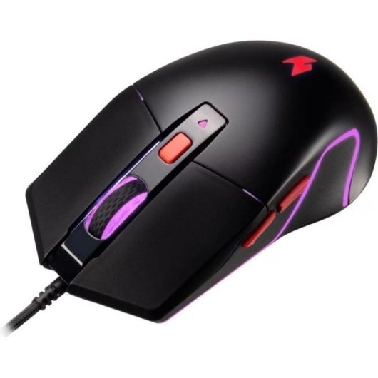 Ratón Acer NMW100 Cableado 7200DPI Negro RGB 6 Botones Ambidiestro