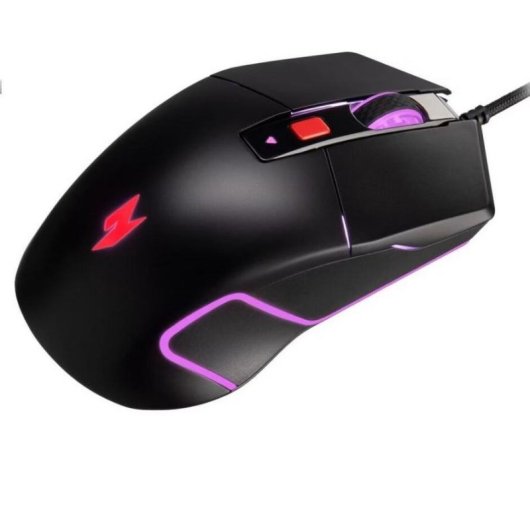 Ratón Acer NMW100 Cableado 7200DPI Negro RGB 6 Botones Ambidiestro
