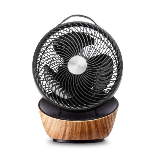 Ventilatore Clean Air Optima CA-403 Smart Oscillazione 3D Controllo App Legno