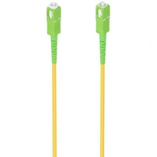 Cabo Aisens A152-0984 Fibra Óptica Monomodo SC/APC 10m Amarelo LSZH
