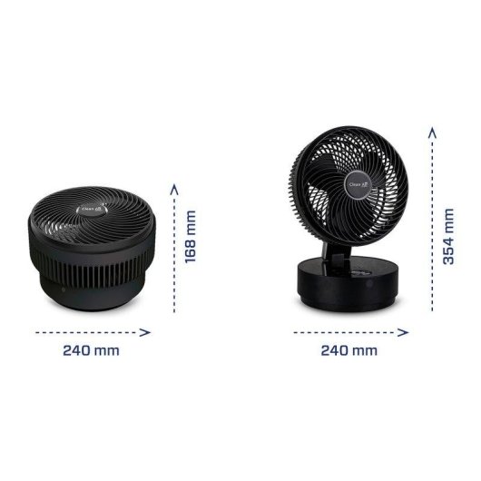 Ventilatore Clean Air Optima CA-404B Ionizzatore Silenzioso Potente Tavolo