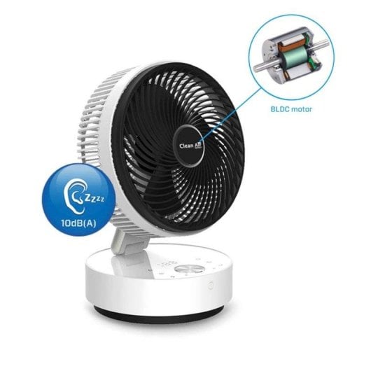 Ventilatore Clean Air Optima CA-404W Ionizzatore Silenzioso Potente Tavolo