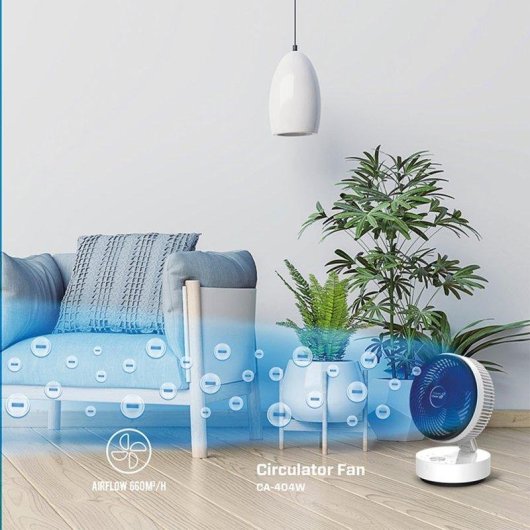 Ventilatore Clean Air Optima CA-404W Ionizzatore Silenzioso Potente Tavolo