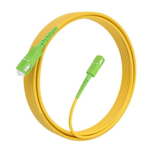 Cabo fibra óptica Aisens A152-0983 SC/APC-SC/APC 7m simplex amarelo
