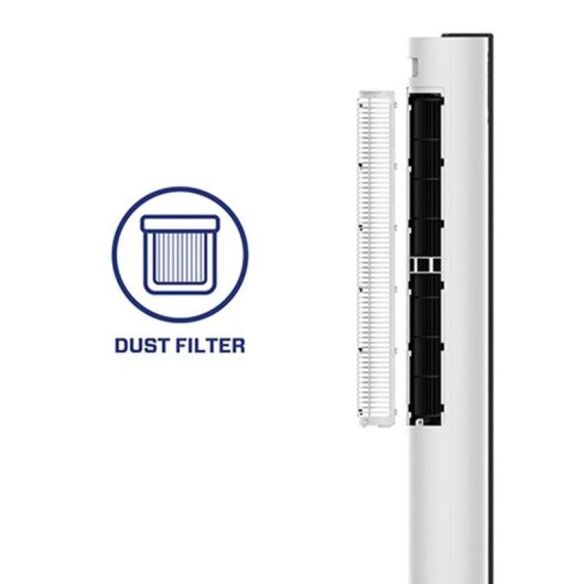 Ventilatore Clean Air Optima CA-407W Smart Torre Silenzioso App Oscillante