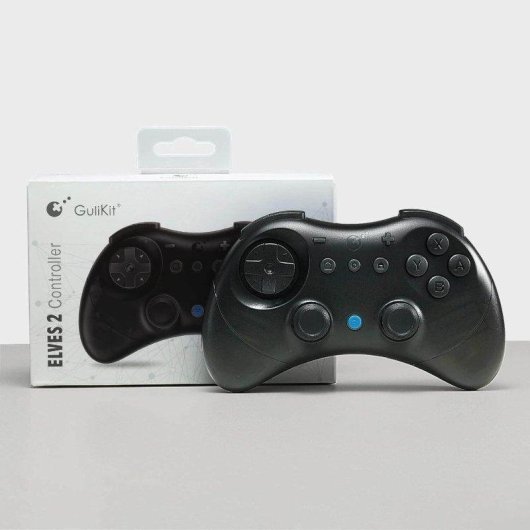 Controller GuliKit Elves 2 Nero Wireless Hall Effect Bluetooth Switch PC