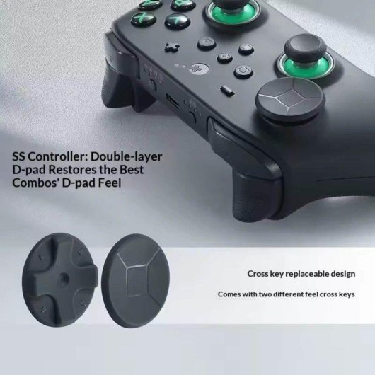 Manette GuliKit TT Max Retro Gris Sans Fil Joysticks TMR RGB