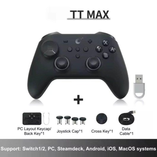 Controller GuliKit TT Max Wireless Joystick TMR Hall Effect RGB Switch PC