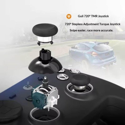 Controller GuliKit TT Max Wireless Joystick TMR Hall Effect RGB Switch PC