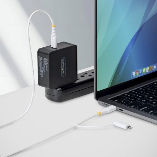 Câble StarTech 1M-U2-LNTC-CABLE USB-C vers USB-C avec Adaptateur Lightning 1 m Blanc