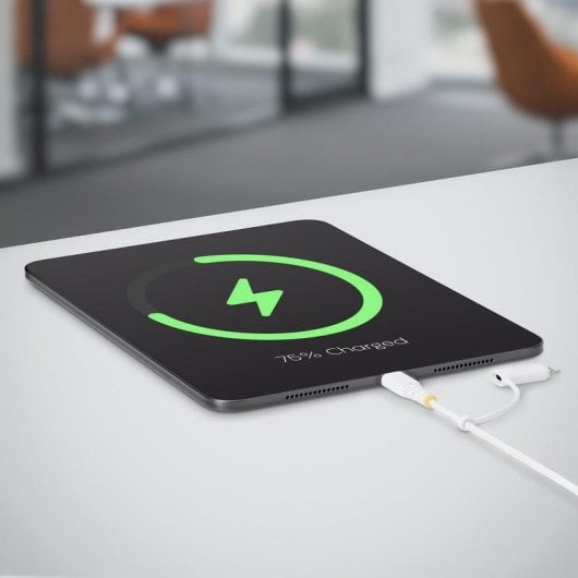 Câble StarTech 2M-U2-LNTC-CABLE USB-C 2 m Adaptateur Lightning Tressé Blanc