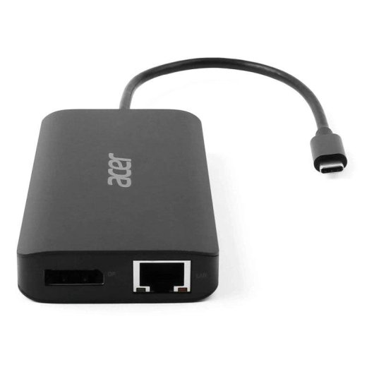 Dock Acer 12 em 1 USB-C HDMI DP RJ45 Preto 100W