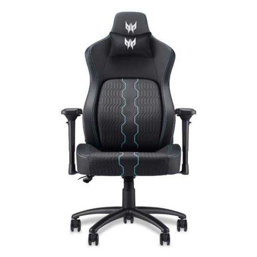 Chaise Acer Predator Rift Pro ergonomique 4D noire et bleue 170 kg