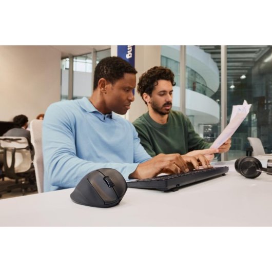 Ratón HP 725M Tilt Ergonomic Inalámbrico Bluetooth USB Negro Silencioso