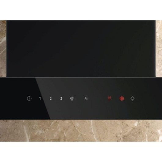 Campana extractora Electrolux LFT819K Ductado/Recirculação 90cm preta botões