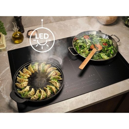 Campana extractora Electrolux LFT819K Ductado/Recirculação 90cm preta botões