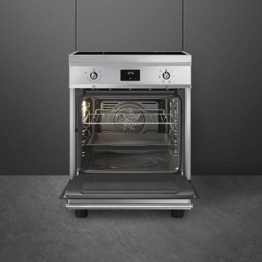 Cocina Smeg Symphony C6IMXT2 inducción 4 zonas acero inoxidable