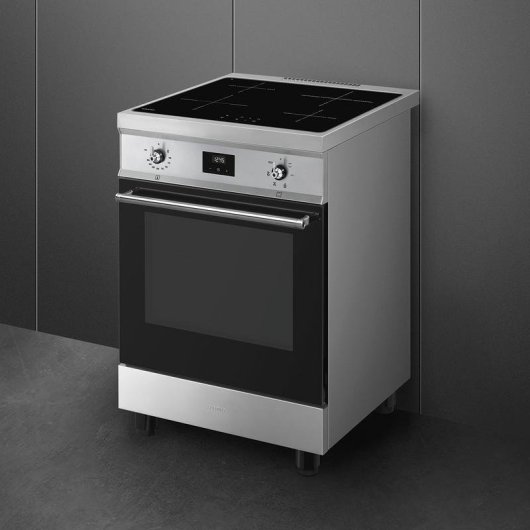 Cocina Smeg Symphony C6IMXT2 inducción 4 zonas acero inoxidable