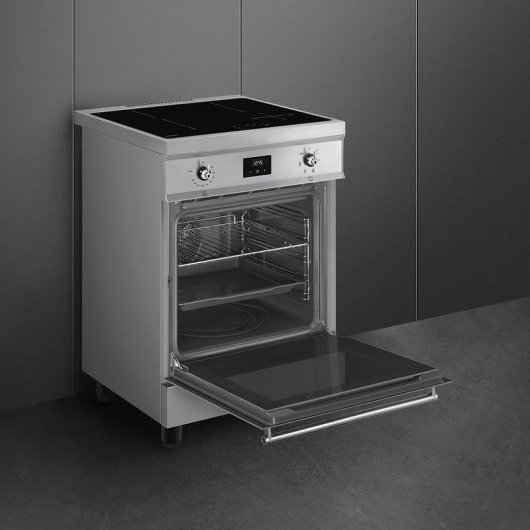 Cocina Smeg Symphony C6IMXT2 inducción 4 zonas acero inoxidable