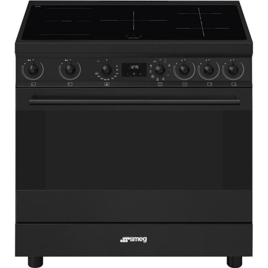 Cocina Smeg Concert C9IMN2 inducción 5 zonas horno 115L negra
