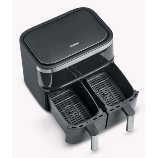 Friggitrice ad Aria Severin FR 2463 8L 2600W Doppio Cestello Display LED