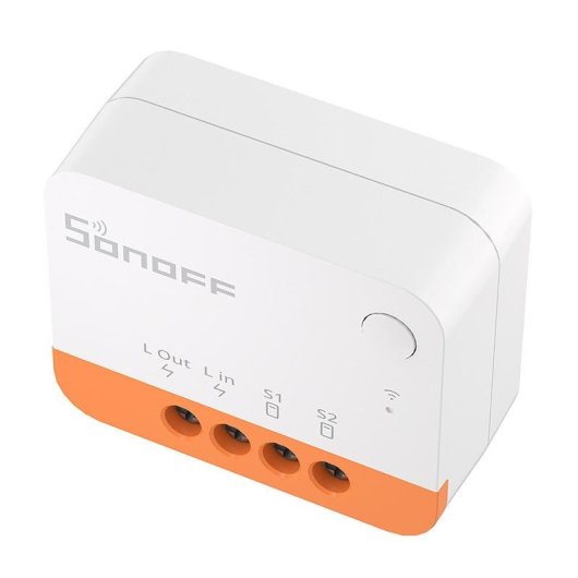 Interruttore Intelligente Sonoff ZBMINIL2 Zigbee Compatto Senza Neutro 6A Bianco