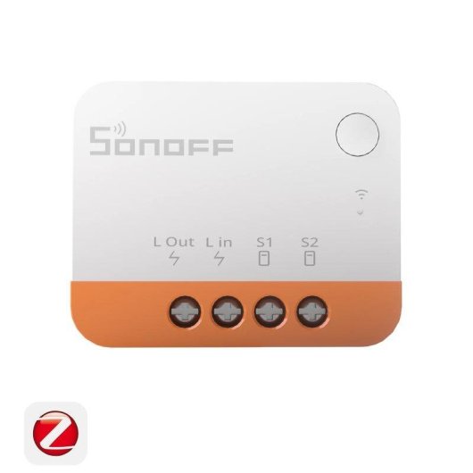 Interruttore Intelligente Sonoff ZBMINIL2 Zigbee Compatto Senza Neutro 6A Bianco