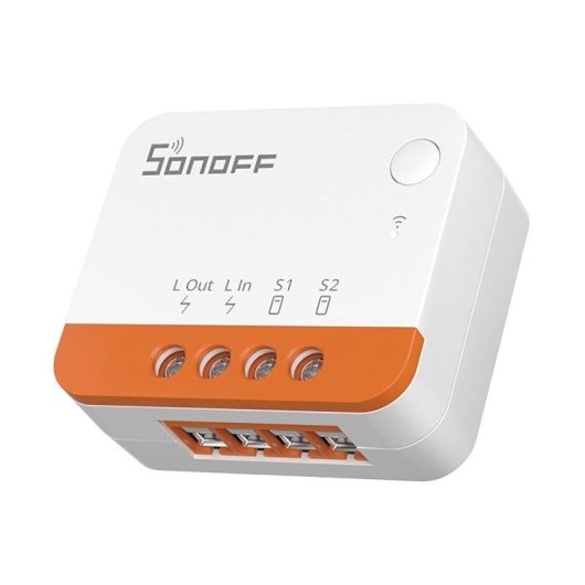 Interruttore Intelligente Sonoff ZBMINIL2 Zigbee Compatto Senza Neutro 6A Bianco